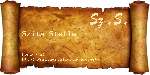 Szita Stella névjegykártya